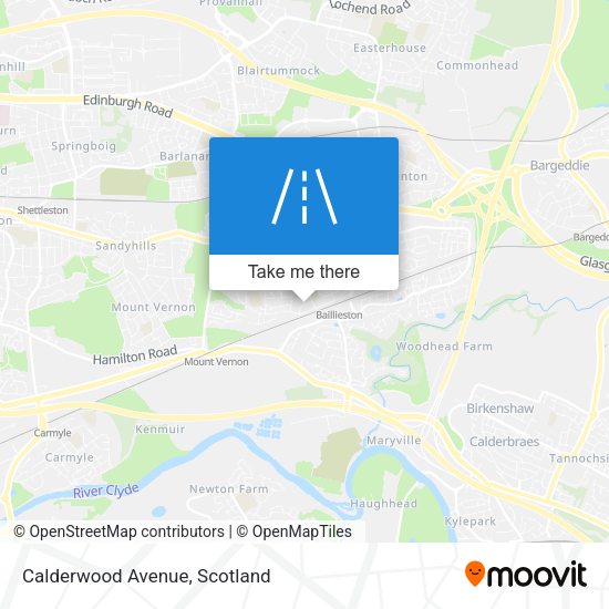 Calderwood Avenue map