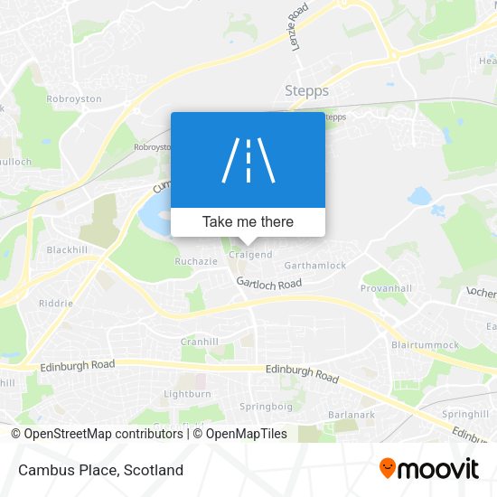 Cambus Place map