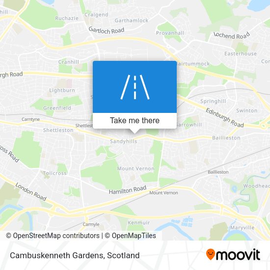Cambuskenneth Gardens map