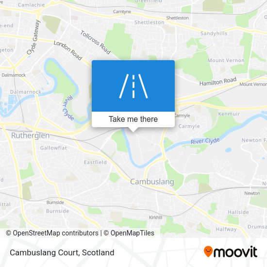 Cambuslang Court map