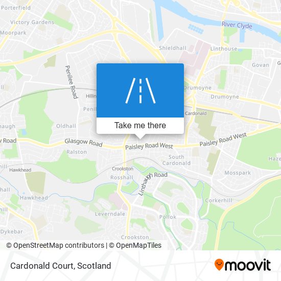 Cardonald Court map