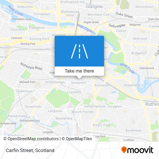 Carfin Street map