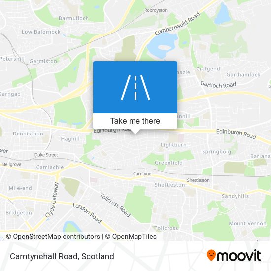 Carntynehall Road map