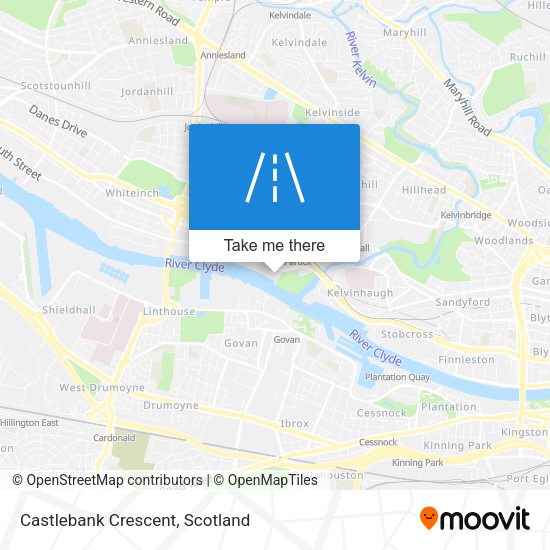 Castlebank Crescent map