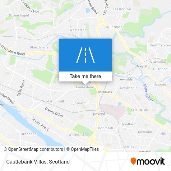 Castlebank Villas map