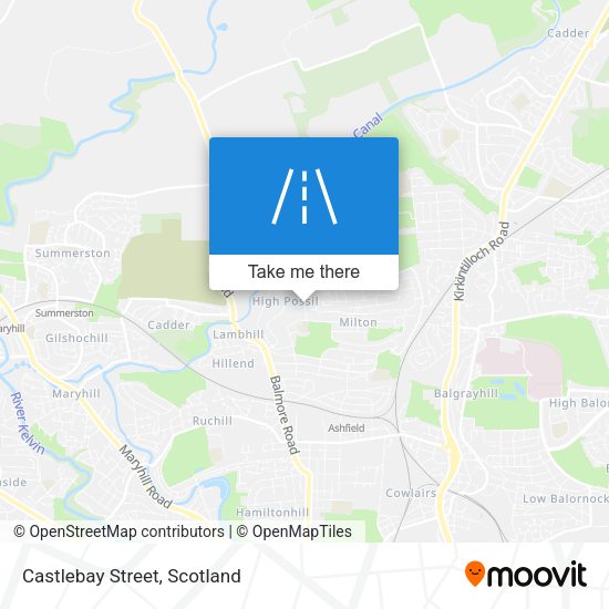 Castlebay Street map