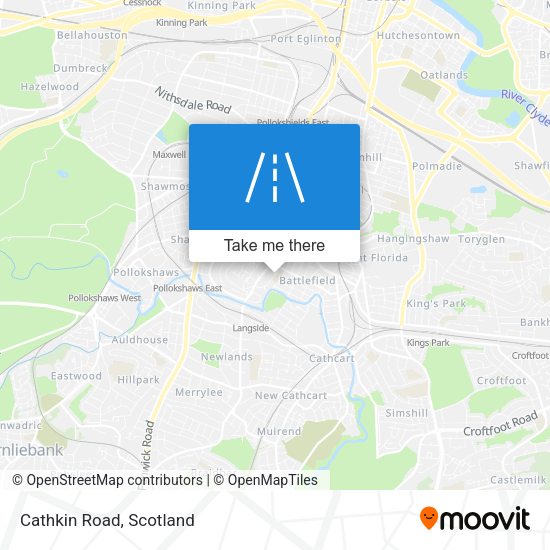 Cathkin Road map