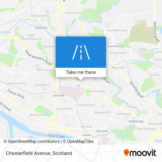 Chesterfield Avenue map