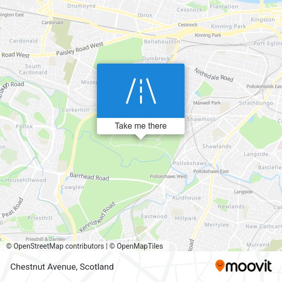 Chestnut Avenue map