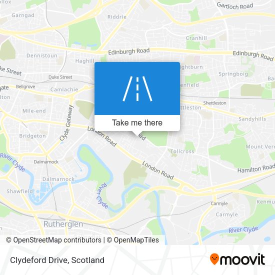 Clydeford Drive map