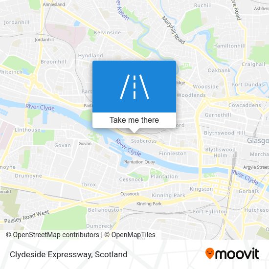 Clydeside Expressway map