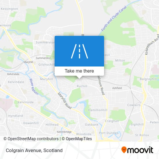 Colgrain Avenue map