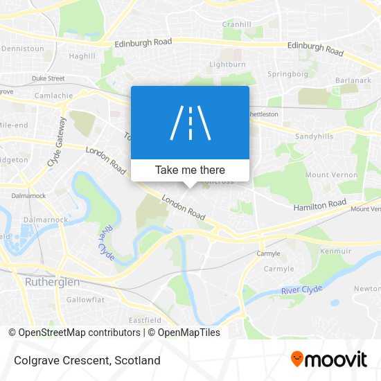 Colgrave Crescent map