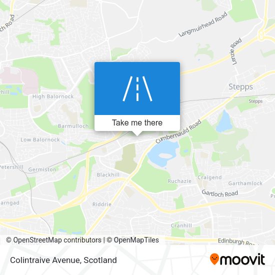 Colintraive Avenue map