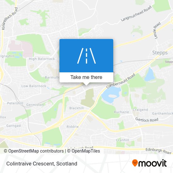 Colintraive Crescent map