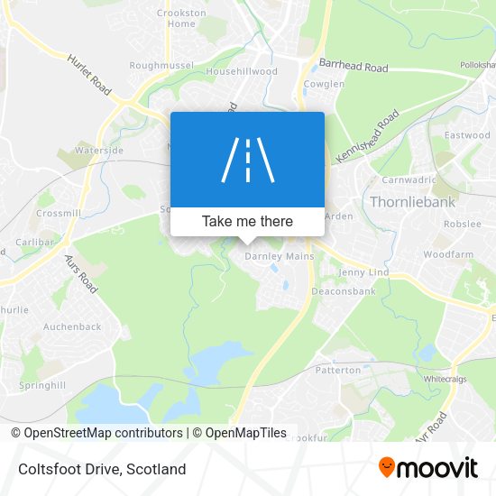 Coltsfoot Drive map