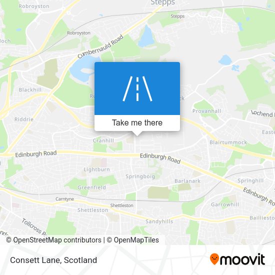 Consett Lane map