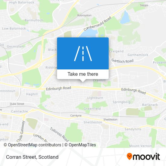 Corran Street map