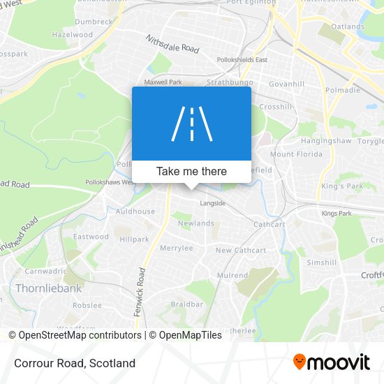 Corrour Road map