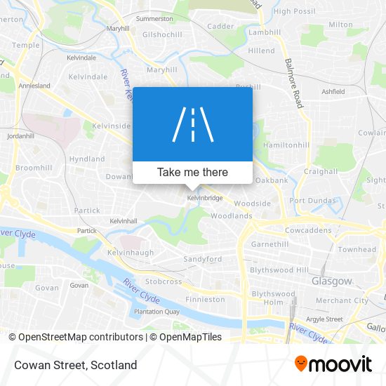 Cowan Street map