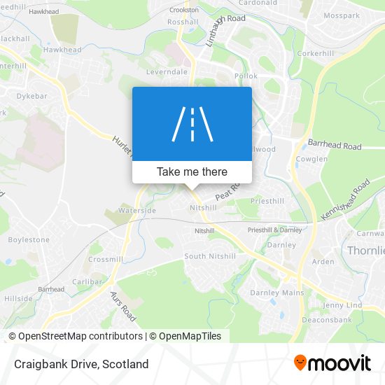 Craigbank Drive map