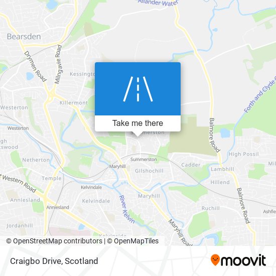 Craigbo Drive map