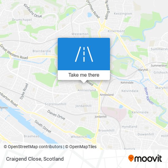 Craigend Close map