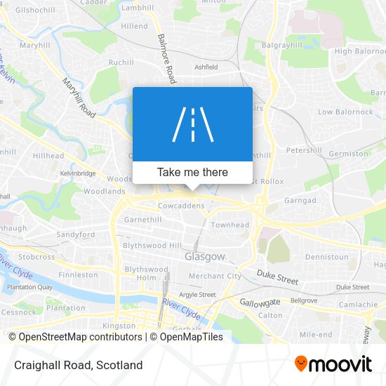 Craighall Road map