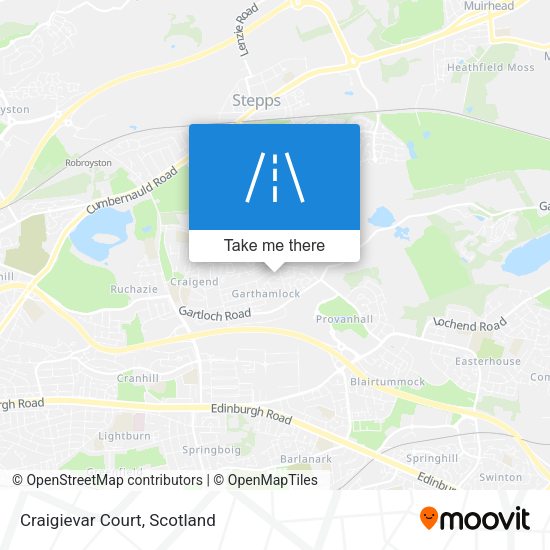 Craigievar Court map