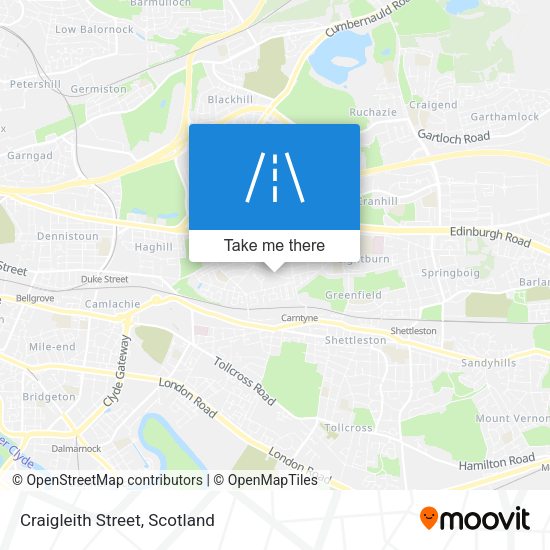 Craigleith Street map