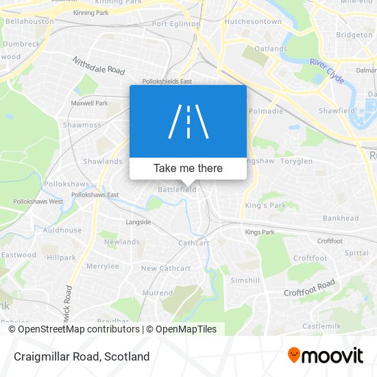 Craigmillar Road map