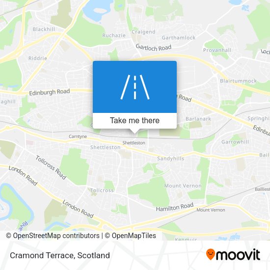 Cramond Terrace map
