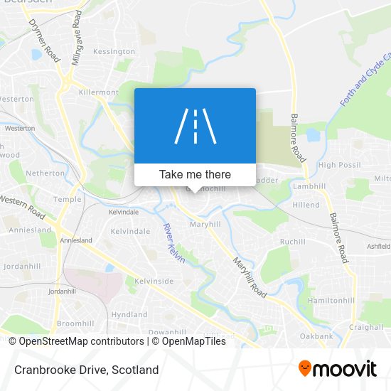 Cranbrooke Drive map
