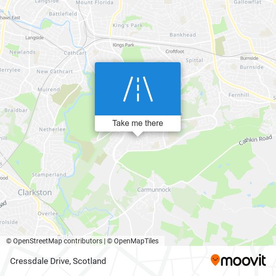 Cressdale Drive map