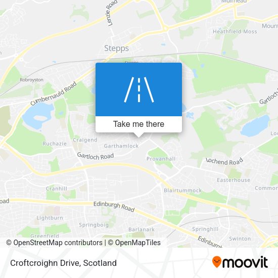 Croftcroighn Drive map