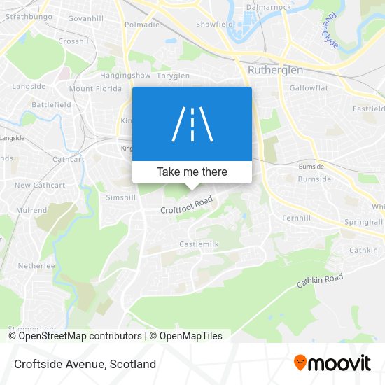 Croftside Avenue map