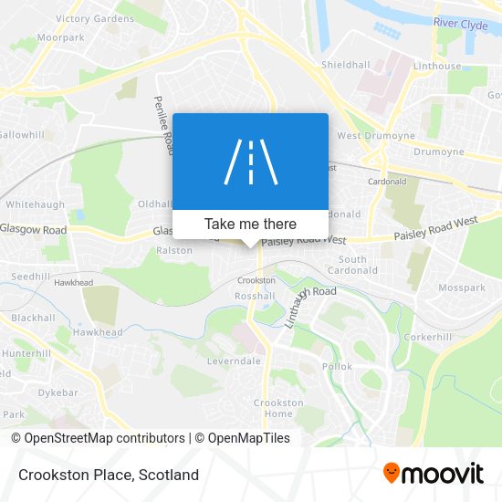 Crookston Place map