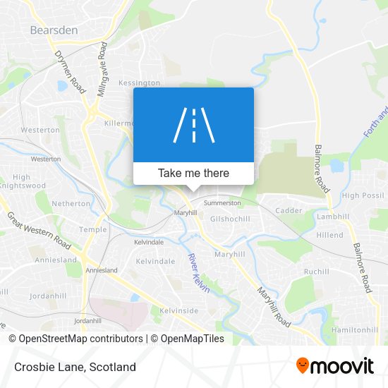 Crosbie Lane map