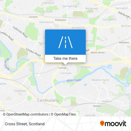 Cross Street map