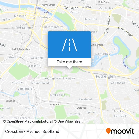 Crossbank Avenue map