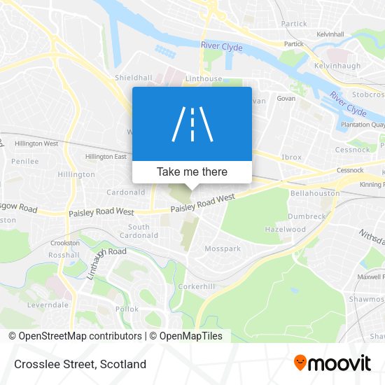Crosslee Street map