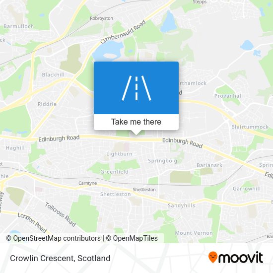 Crowlin Crescent map