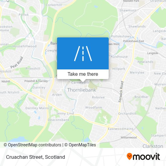 Cruachan Street map