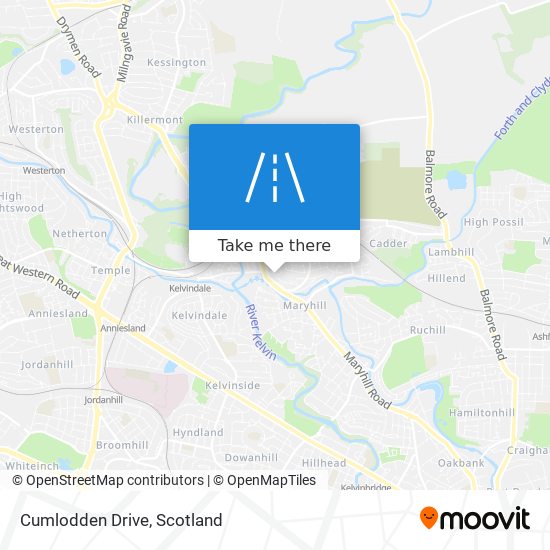 Cumlodden Drive map