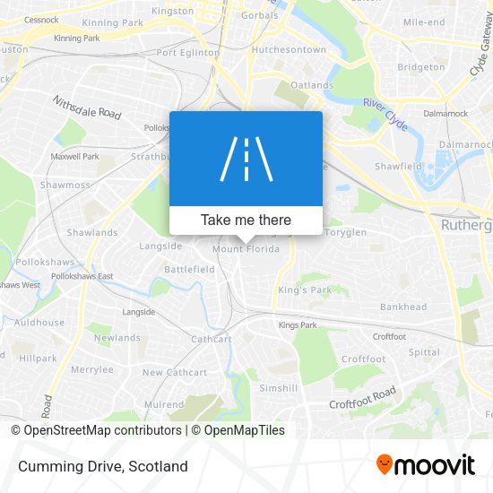 Cumming Drive map