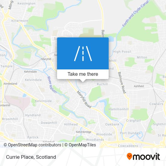 Currie Place map
