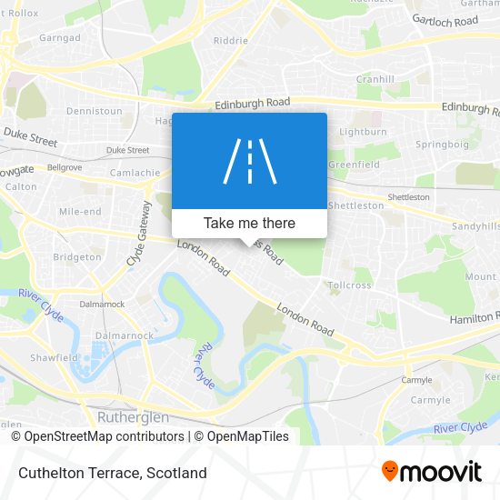Cuthelton Terrace map