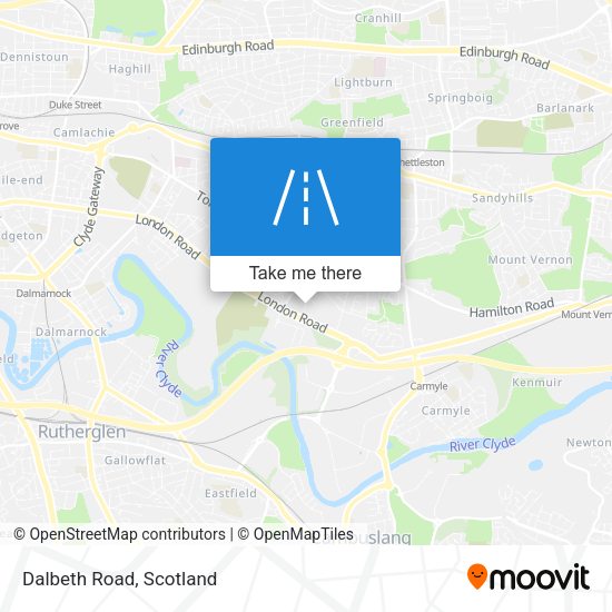 Dalbeth Road map