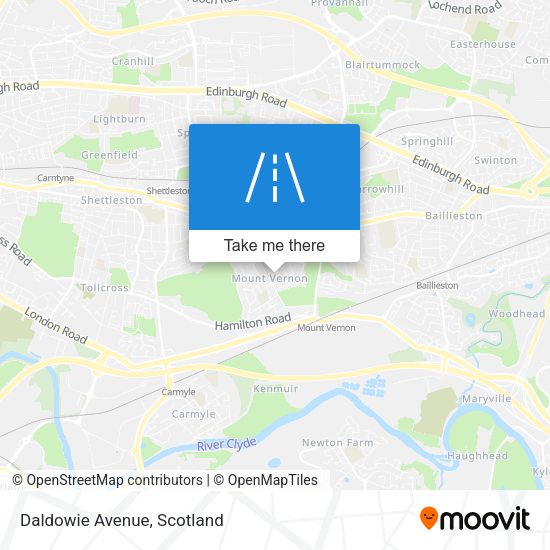 Daldowie Avenue map