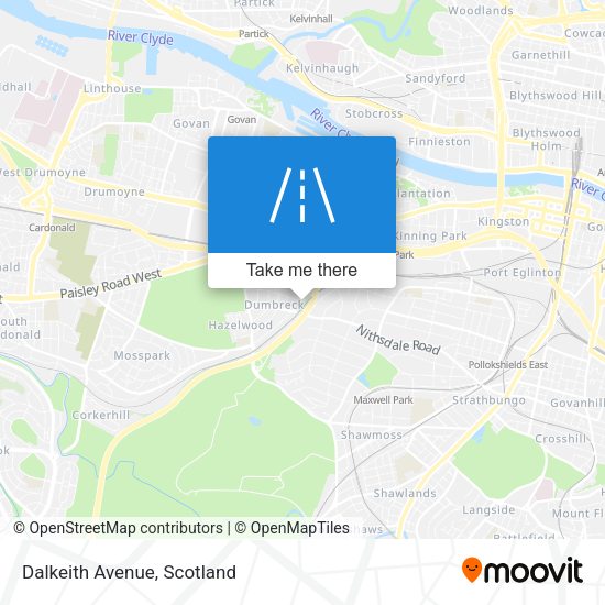 Dalkeith Avenue map